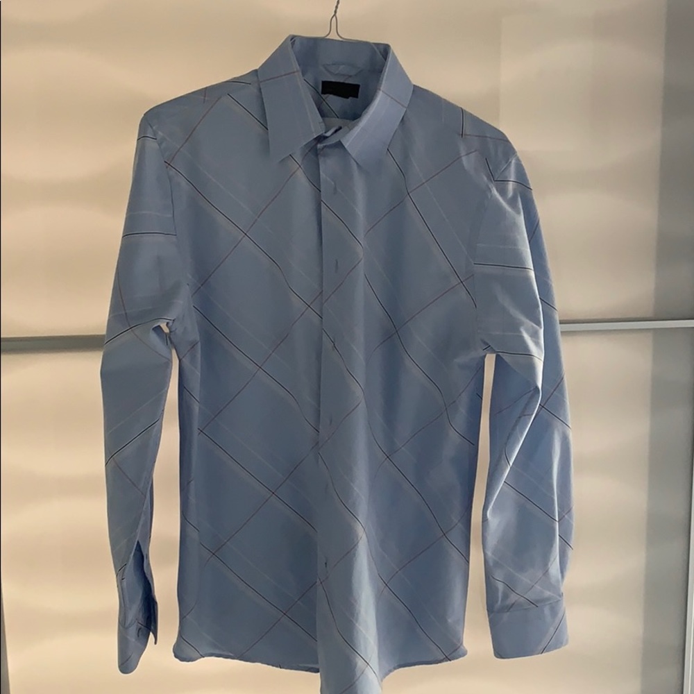 Blue dress shirt